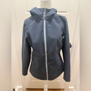 Mountain Hardwear. Softshell Fleece Lined Jacket. Gray. Size Small.